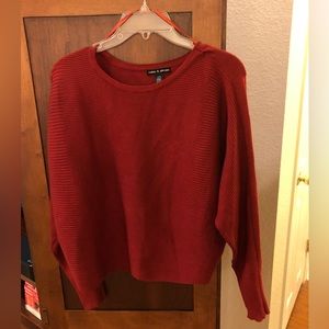 Cable & Gauge Cranberry Crop Sweater